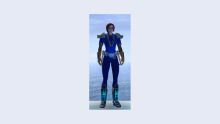 An image of the outfit 'OH! Blue And Shiny'