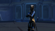 An image of the outfit 'Dark Temple Guardian Combat Outfit'