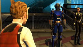 An image of the outfit '"Blue Mando" Armor'