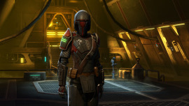 An image of the outfit 'Female Mando ''the One Who Revan Took Mask From'''