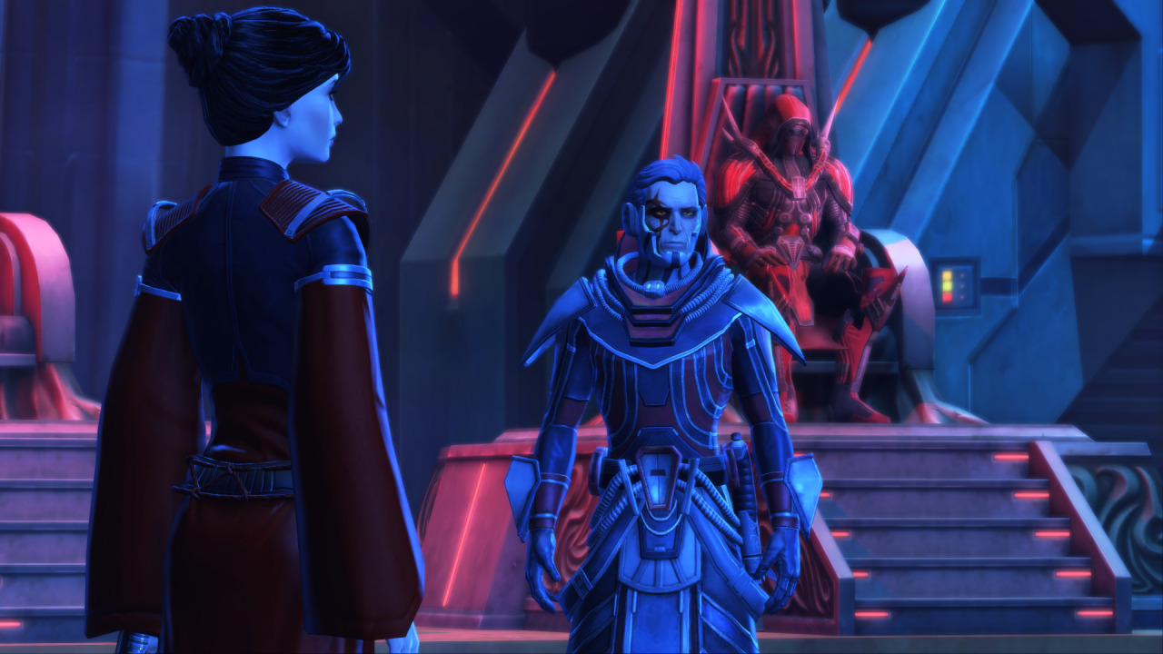 Rhaiena's Dark Councillor Robe By Dorney SWTOR Fashion
