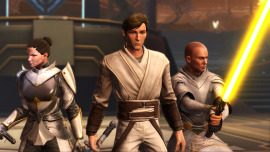 An image of the outfit 'Jax Brentaal - Jedi Master Robes'