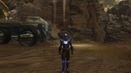 An image of the outfit 'Old Man "Blue" Mando'