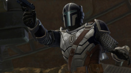 An image of the outfit '"Blue" Mando Jr. Midnight Blue Armor'